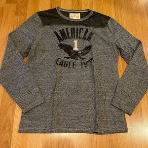 American Eagle long sleeve logo t-shirt